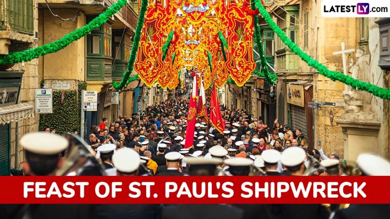Feast of St. Paul's Shipwreck 2025 Date in Malta: Know Aim, History and Significance of the Day That Marks the Apostle Paul's Shipwreck on the Island of Malta