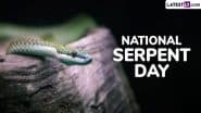 National Serpent Day 2025 Date in the United States: Know Aim and Significance of the Day That Highlight the Importance of Snakes in the Ecosystem