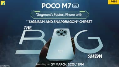 POCO M7 5G Launch on March 3 in India, Will Feature Snapdragon 4 Gen 2 Processor; Check Expected Specifications and Other Details