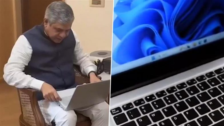 Ashwini Vaishnaw Showcases First ‘Designed and Made in India’ Laptop, Union Minister Highlights Government’s Push for Domestic Manufacturing