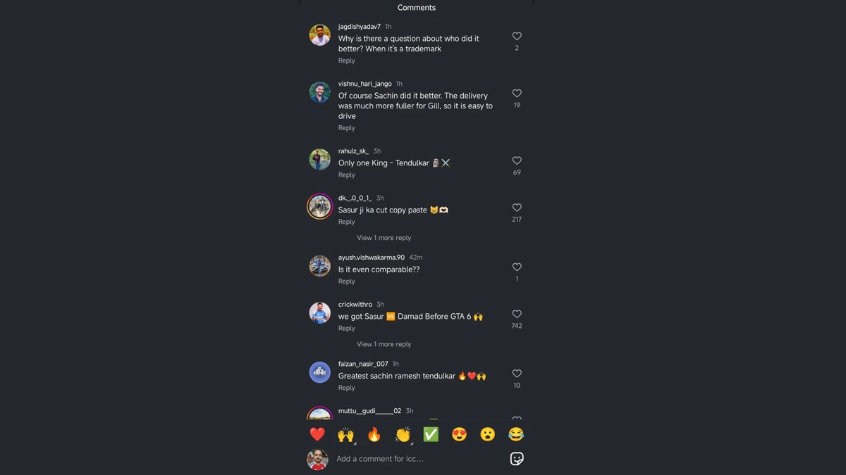 Screengrab of Fans Reactions