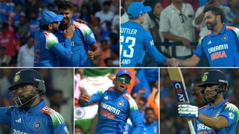 Relive Key Moments From India's Four-Wicket Win Over England in IND vs ENG 1st ODI 2025 As Men in Blue Take 1-0 Lead In Three-Match Series (Watch Video)