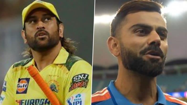 'When Someone Needs You', MS Dhoni Reacts on Being Asked About Text Sent to Virat Kohli After Latter Left Team India Captaincy (Watch Video)