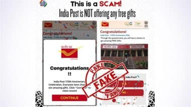 India Post Lucky Draw Scam: Fraudsters Luring Victims With Fake Prizes and Stealing Personal Data, PIB Fact Check Exposes the Truth