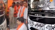 Karnataka-Maharashtra Language Row: Inter-State Bus Services Suspended After Belagavi Conductor Assaulted for Not Speaking Marathi (Watch Video)