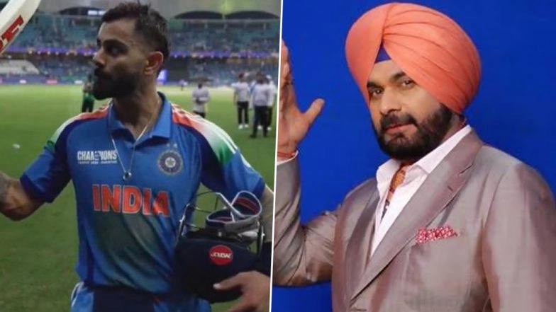 Navjot Singh Sidhu Hails Virat Kohli’s Heroics Against Pakistan in ICC Champions Trophy 2025