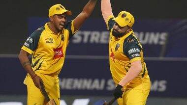 ISPL 2025: Chennai Singams Register Effortless Seven-Wicket Win Over Falcons Risers Hyderabad