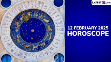 12 February 2025 Horoscope: What Is the Zodiac Sign of People Celebrating Birthday Today? Know the Sun Sign, Lucky Colour and Number Prediction