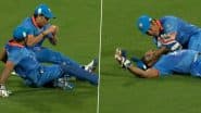 Sachin Tendulkar Takes Sensational Catch Despite Collision With Ambati Rayudu During India Masters vs Sri Lanka Masters IML T20 2025 Match (Watch Video)