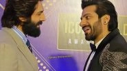 Kartik Aaryan and &lsquo;Bigg Boss 18&rsquo; Winner Karan Veer Mehra Engage in Chit-Chat Sesh on Red Carpet of Iconic Gold Awards, Video Goes Viral &ndash; WATCH