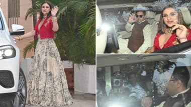 Siddharth Chopra-Neelam Upadhyaya Wedding: Parineeti Chopra Shuts Down Feud Rumors With Priyanka Chopra as She Attends Cousin’s Wedding With Husband Raghav Chadha (See Pics)