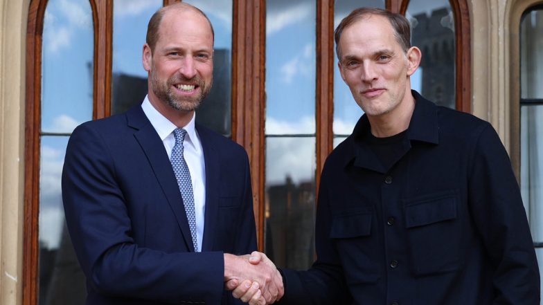 From Castle to Palace: England Football Team Coach Thomas Tuchel Visits Prince William Then Takes in Crystal Palace vs Aston Vila Premier League 2024–25 Match