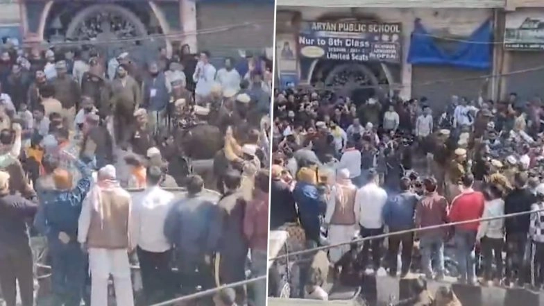 Delhi Assembly Election 2025: Ruckus Erupts Between Police and Locals in Seelampur Constituency During Polls (Watch Video)