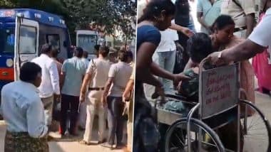 Acid Attack in Andhra Pradesh: Man Stabs Woman, Throws Acid on Her for Rejecting Proposal on Valentine’s Day in Annamayya (Watch Videos)