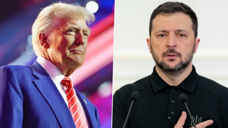 Donald Trump Attacks Ukrainian President Volodymyr Zelenskyy, Says 'He Took Money out of This Country Under Biden Like Candy From a Baby' (Watch Video)