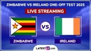 Zimbabwe vs Ireland Free Live Streaming Online, One-Off Test 2025: How To Watch ZIM vs IRE Cricket Match Live Telecast on TV?