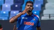 Harshit Rana Picks First-Ever Wicket In ICC Tournament, Does Flying-Kiss Celebration (See Pictures)