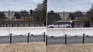 White House Security Breach: Man Tries To Scale Fence To Enter US President’s Official Residence, Gets Caught by Secret Service Personnel (Watch Video)