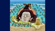 Mahashivratri 2025 Sand Art by Sudarsan Pattnaik: Sand Artist Creates Beautiful Sculpture of Lord Shiva Featuring 144 Shiva Lingas and Kumbhas at Puri Beach (See Pic and Video)