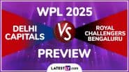 DC-W vs RCB-W WPL 2025 Preview: Likely Playing XIs, Key Battles, H2H and More About Delhi Capitals vs Royal Challengers Bengaluru Women’s Premier League Match in Vadodara