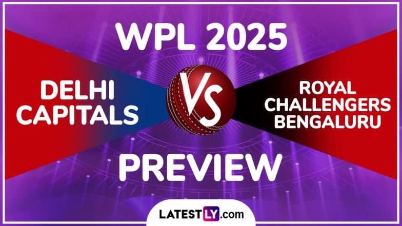 DC-W vs RCB-W WPL 2025 Preview: Likely Playing XIs, Key Battles, H2H and More About Delhi Capitals vs Royal Challengers Bengaluru Women’s Premier League Match in Vadodara