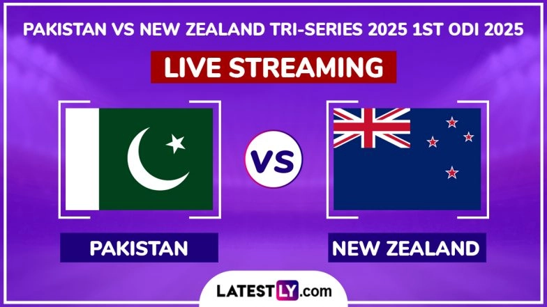 Where to Watch Pakistan Cricket Team vs New Zealand Cricket Team Tri-Series 1st ODI 2025?