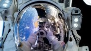 Sunita Williams Clicks &lsquo;Ultimate Selfie&rsquo; in Space During Her 9th Spacewalk, NASA Shares Stunning Photo