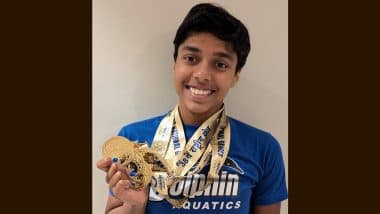 National Games 2025: 14-Year-Old Dhinidhi Desinghu Continues Her Exploits With Fifth Gold Medal; Services Rise to Top in Medal Tally