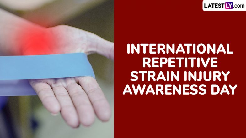 International Repetitive Strain Injury Awareness Day 2025: Know Date, Aim and Significance of the Global Event