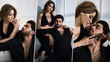 ‘Ha Yahi Pyaar Hai’: ‘Bigg Boss Marathi 5’ Rumoured Lovebirds Nikki Tamboli and Arbaz Patel Twin in Black, Drop Romance-Filled Pictures From Latest Photoshoot on Insta (View Post)