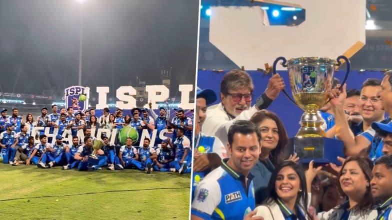 ISPL 2025 Winner: Amitabh Bachchan’s Majhi Mumbai Triumphs Over Akshay Kumar’s Srinagar Ke Veer To Lift the Trophy!