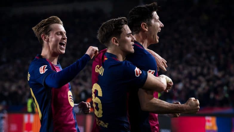 How to Watch Barcelona vs Atletico Madrid Copa del Rey 2024-25 Semi-Final Free Live Streaming Online in India? Get Spanish Cup Match Live Telecast on TV & Football Score Updates in IST