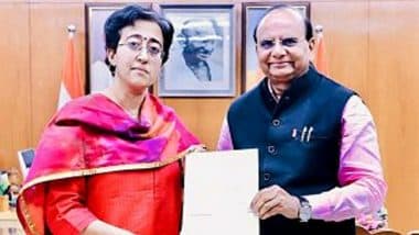 ‘Cursed by Yamuna Maiya’: Sources Say Delhi Lt-Governor VK Saxena Told Atishi While Accepting Her Resignation Letter After AAP’s Rout in Delhi Polls