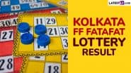 Kolkata Fatafat Result Today: Kolkata FF Result for February 4, 2025 Declared, Check Winning Numbers and Result Chart of Satta Matka-Type Lottery Game