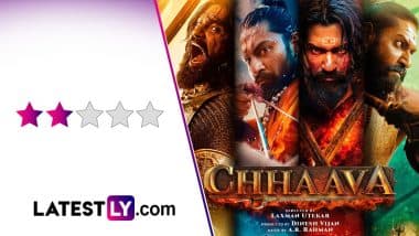 ‘Chhaava’ Movie Review: Vicky Kaushal Dials Up the Aggression in Laxman Utekar’s Historical War Drama That Growls More Than It Roars (LatestLY Exclusive)