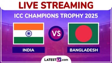 India vs Bangladesh Free Live Streaming Online, ICC Champions Trophy 2025: How To Watch IND vs BAN CT Cricket Match Live Telecast on TV?