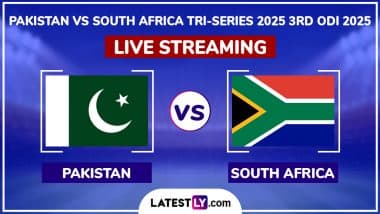 Pakistan vs South Africa Free Live Streaming Online, Pakistan Tri-Series 3rd ODI 2025: How To Watch PAK vs SA Cricket Match Live Telecast on TV?