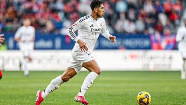 Osasuna 1–1 Real Madrid, La Liga 2024–25: 10-Man Los Blancos Draws Against Los Rojillos After Jude Bellingham Red Card