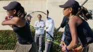 Rafael Nadal Guides India's New Tennis Sensation Maaya Rajeshwaran as 15-Year-Old Starts Training at Rafael Nadal Academy (See Pics)