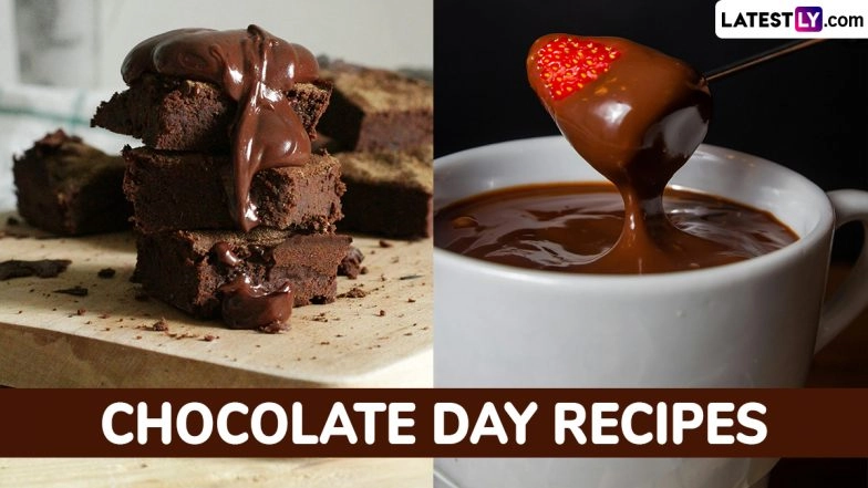 Chocolate Day 2025 Recipes: From Chocolate Fondues to Brownies, Celebrate the Love for Sweetness With These Easy and Delicious Desserts (Watch Videos)