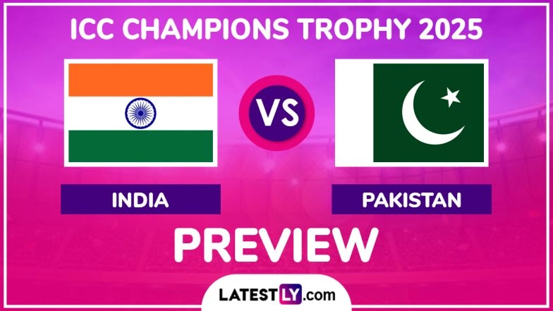India national cricket team vs Pakistan national cricket team ICC CT 2025 Match Preview