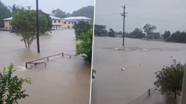 Australia Floods: 1 Dead, Thousands Evacuate As Torrential Rain Triggers Deadly Flooding in North Queensland (Watch Videos)