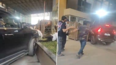 Mira Road: Denied Entry in Society, Drunk SUV Driver Attempts To Run Over Security Guards, Threatens Them With Gun; Horrifying Video Surfaces