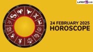 24 February 2025 Horoscope: What Is the Zodiac Sign of People Celebrating Birthday Today? Know the Sun Sign, Lucky Colour and Number Prediction