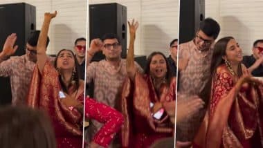 Prajakta Koli-Vrishank Khanal Wedding Festivities: Couple-To-Be Dance Their Hearts Out to Viral Marathi Song ‘Zingaat’ at Their Mehndi Ceremony – Their Energy Is Unmissable! (Watch Video)