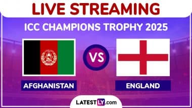 Afghanistan vs England Free Live Streaming Online, ICC Champions Trophy 2025: How To Watch AFG vs ENG CT Cricket Match Live Telecast on TV?