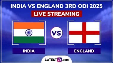 India vs England Free Live Streaming Online, 3rd ODI 2025: How To Watch IND vs ENG Cricket Match Live Telecast on TV?