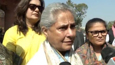 Jaya Bachchan Alleges Water Contaminated by Dead Bodies Reaching People in Maha Kumbh Mela 2025 (Watch Video)