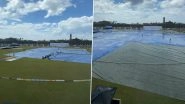 SL vs AUS 1st Test 2025: Rain Impacts Play on Day 3 of Galle Test Between Sri Lanka, Australia
