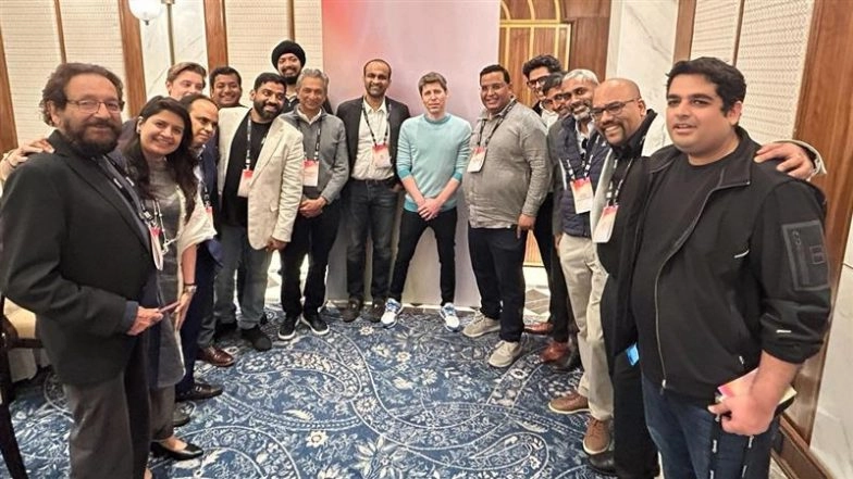 OpenAI CEO Sam Altman Discusses AI Roadmap With Indian Startup Leaders